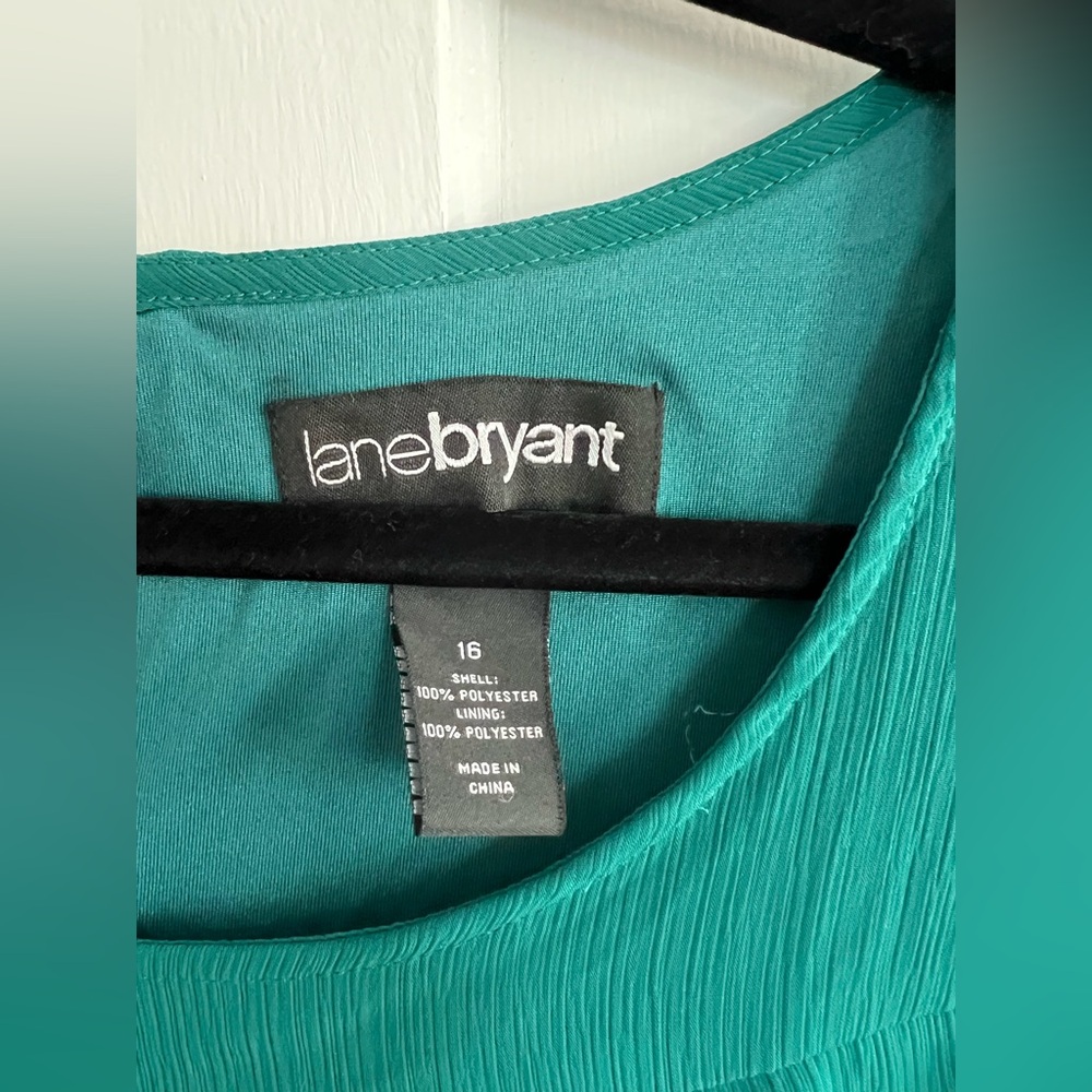 Lane Bryant Tiered Ruffled Dress Size 16 - Picture 7 of 7